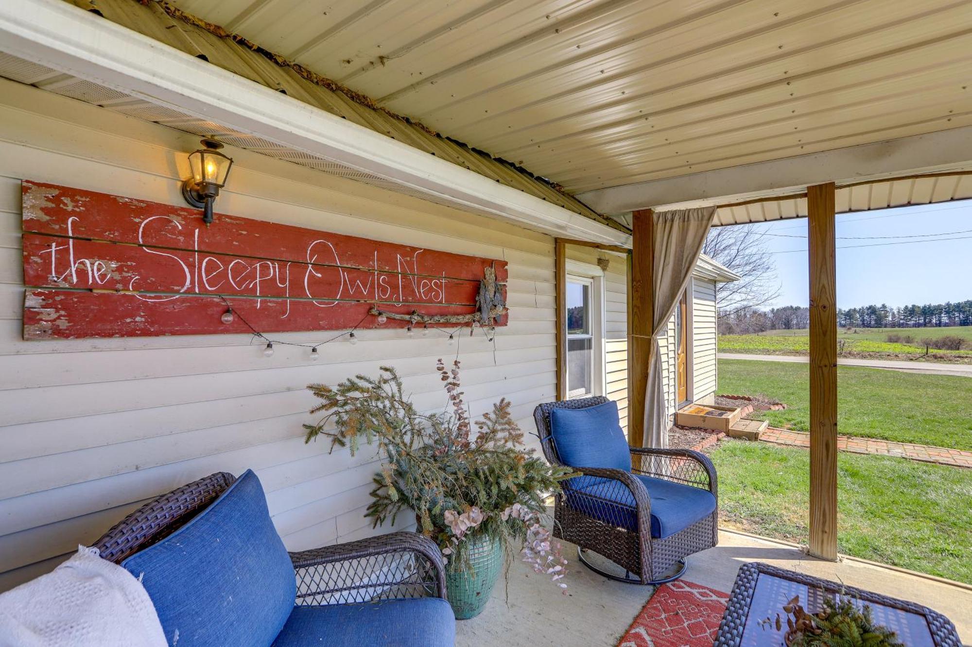 Quiet Shiloh Retreat With Spacious Yard And Fireplace! Eksteriør billede